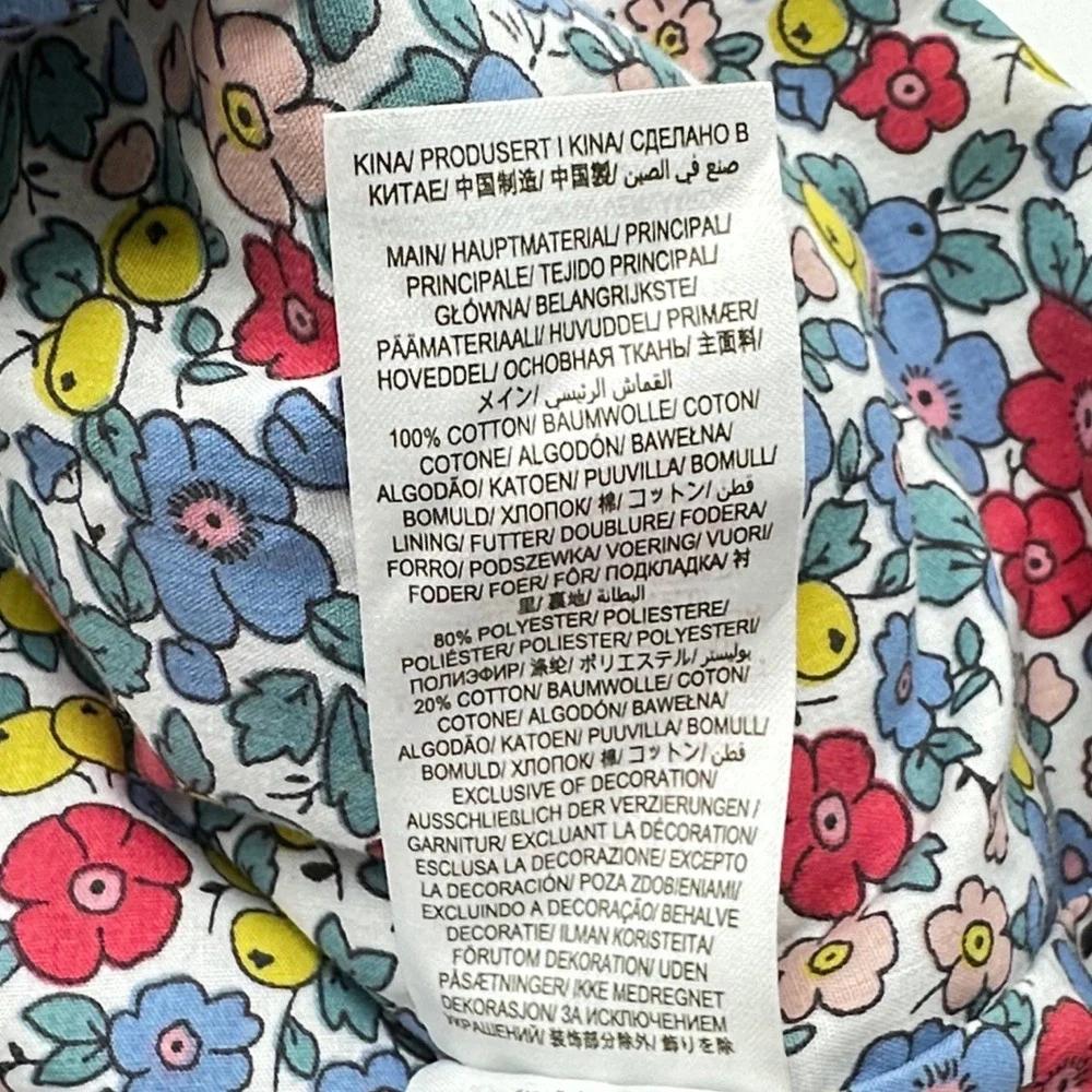 Mini Boden Girls Teal Corduroy Polka Dot Horse Bunny Embroidered Skirt 7-8Y